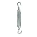 Diall Zinc-plated Stainless steel Hook & hook Turnbuckle, (Dia)12mm