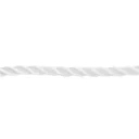 Diall White Polypropylene (PP) Twisted rope, (L)7.5m (Dia)6mm