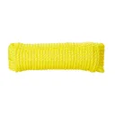 Diall Yellow Polypropylene (PP) Twisted rope, (L)7.5m (Dia)8mm