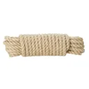 Diall Jute Twisted rope, (L)10m (Dia)14mm