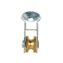 Diall Brass & steel Sash pulley, (Dia)12mm