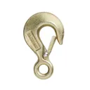 Diall Yellow Zinc-plated Steel Single Hook (Max)500kg