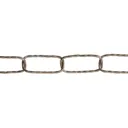 Diall Decorative Bronze effect Steel Signalling Chain, (L)1.5 (Dia)2.2mm