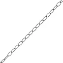 Diall Decorative Black Steel Signalling Chain, (L)1.5 (Dia)2mm