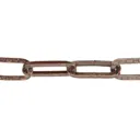 Diall Decorative Bronze effect Steel Signalling Chain, (L)1.5 (Dia)4mm
