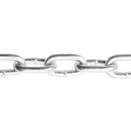 Diall Zinc-plated Steel Welded Chain, (L)2.5 (Dia)2.5mm