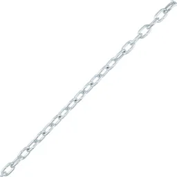 Diall Zinc-plated Steel Welded Chain, (L)2.5 (Dia)2mm