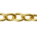 Diall Brass-plated Brass Signalling Chain, (L)2.5 (Dia)1.3mm