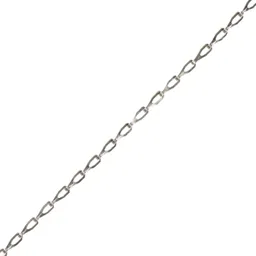 Diall Grey Nickel-plated Steel Sash Signalling Chain, (L)2.5 (Dia)2mm