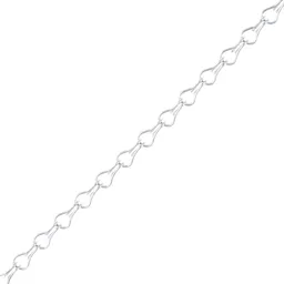 Diall Zinc-plated Steel Double twist Signalling Chain, (L)2.5 (Dia)1.5mm