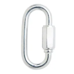 Diall Zinc-plated Steel Quick link (T)3.5mm, Pack of 2