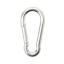 Diall Zinc-plated Steel Spring snap hook (L)60mm