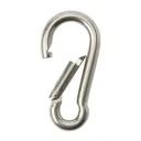 Diall Chrome-plated Stainless steel Snap hook (L)80mm