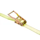 Diall Yellow Ratchet tie down & hook (L)4500mm