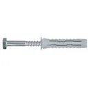Diall Universal Nylon & steel Wall plug (L)60mm (Dia)12mm, Pack of 20