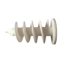 Diall Plastic Styrofoam screw (L)82mm (Dia)25mm, Pack of 2