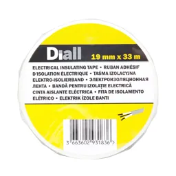 Diall White Electrical Tape (L)33m (W)19mm