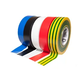 Diall Multicolour Electrical Tape (L)33m (W)19mm, Pack of 5
