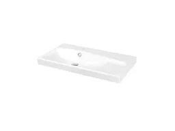 GoodHome Mila Counter-mounted Counter top Basin (W)80.4cm