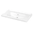 GoodHome Lana Counter-mounted Counter top Basin (W)80.4cm
