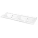 GoodHome Lana Counter-mounted Counter top Basin (W)120.4cm