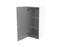 GoodHome Imandra Gloss White Deep Single door Wall Cabinet (W)400mm (H)900mm