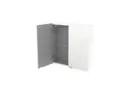 GoodHome Imandra Gloss White Wall Cabinet (W)600mm (H)600mm