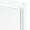 Cooke & Lewis Onega Frosted effect Framed Half open pivot Shower Door (W)900mm