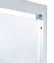 Cooke & Lewis Onega Clear Framed Half open pivot Shower Door (W)900mm