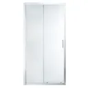 Cooke & Lewis Onega Clear 2 panel Framed Sliding Shower Door (W)1000mm