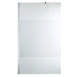 Cooke & Lewis Onega Strip with frosted effect Frosted effect Walk-in Panel (H)1950mm (W)1200mm