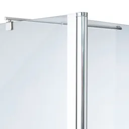 Cooke & Lewis Onega Frosted effect Walk-in Shower Panel (H)1950mm (W)800mm