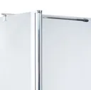Cooke & Lewis Onega Clear Walk-in Shower Panel (H)1950mm (W)800mm