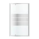 GoodHome Beloya Mirror Framed Pivot Shower Door (W)1200mm