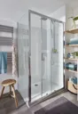 GoodHome Beloya Fixed Shower Shower panel (H)1950mm (W)900mm