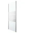 GoodHome Beloya Mirror glass Mirror Fixed Shower Shower panel (H)1950mm (W)900mm