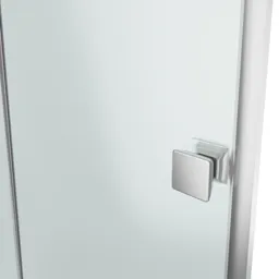 GoodHome Beloya Clear Folding Shower panel (H)1950mm (W)800mm