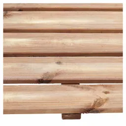 Blooma Brantas Brown Pine Deck tile (L)0.5m (W)500mm (T)40mm