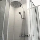 Cooke & Lewis Solani Chrome effect Mixer Shower