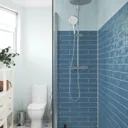 Cooke & Lewis Solani Chrome effect Mixer Shower