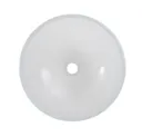 GoodHome Drina Round Counter-mounted Counter top Basin