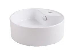 GoodHome Vorma Round Counter-mounted Counter top Basin