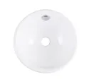 GoodHome Blanca Round Counter-mounted Counter top Basin