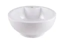 GoodHome Fenella Round Counter-mounted Counter top Basin