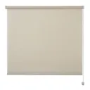 Corded Ivory Plain Daylight Roller Blind (W)90cm (L)160cm