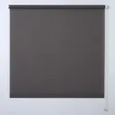 Halo Corded Grey Plain Daylight Roller Blind (W)90cm (L)180cm