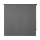 Iggy Corded Grey Plain Daylight Roller Blind (W)120cm (L)180cm