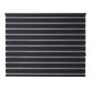Elin Corded Dark grey Striped Day & night Roller Roller blind (W)180cm (L)180cm