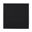 Boreas Corded Black Plain Blackout Roller Blind (W)120cm (L)180cm