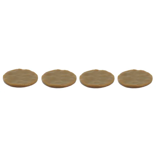 Brown Plastic Protection pad (Dia)60mm, Pack of 4